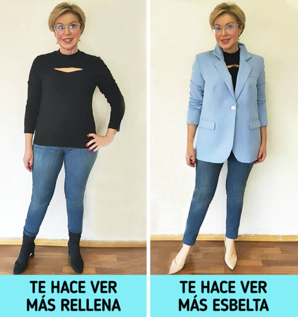 Error de moda con la ropa ajustada.