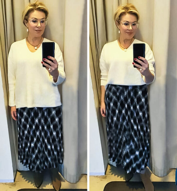 Errores de moda con la ropa amplia.