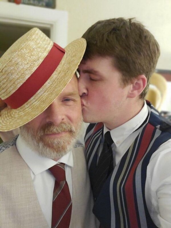 La pareja que venció los prejuicios.