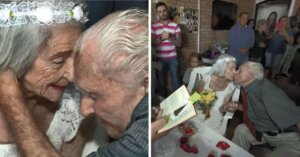 No les importó su edad, abuelitos se hacen novios y se casan