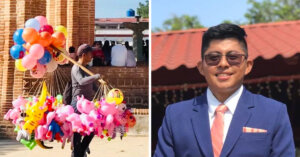 ¡Superó toda clase de burlas! Conoce la inspiradora historia de un joven que vendió globos para pagar sus estudios y ser profesional