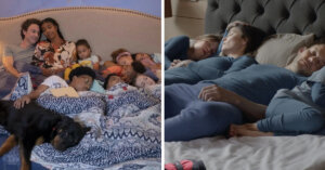 ¡No importa la edad! Así se defiende una madre criticada por dormir en la misma cama que sus hijos adolescentes